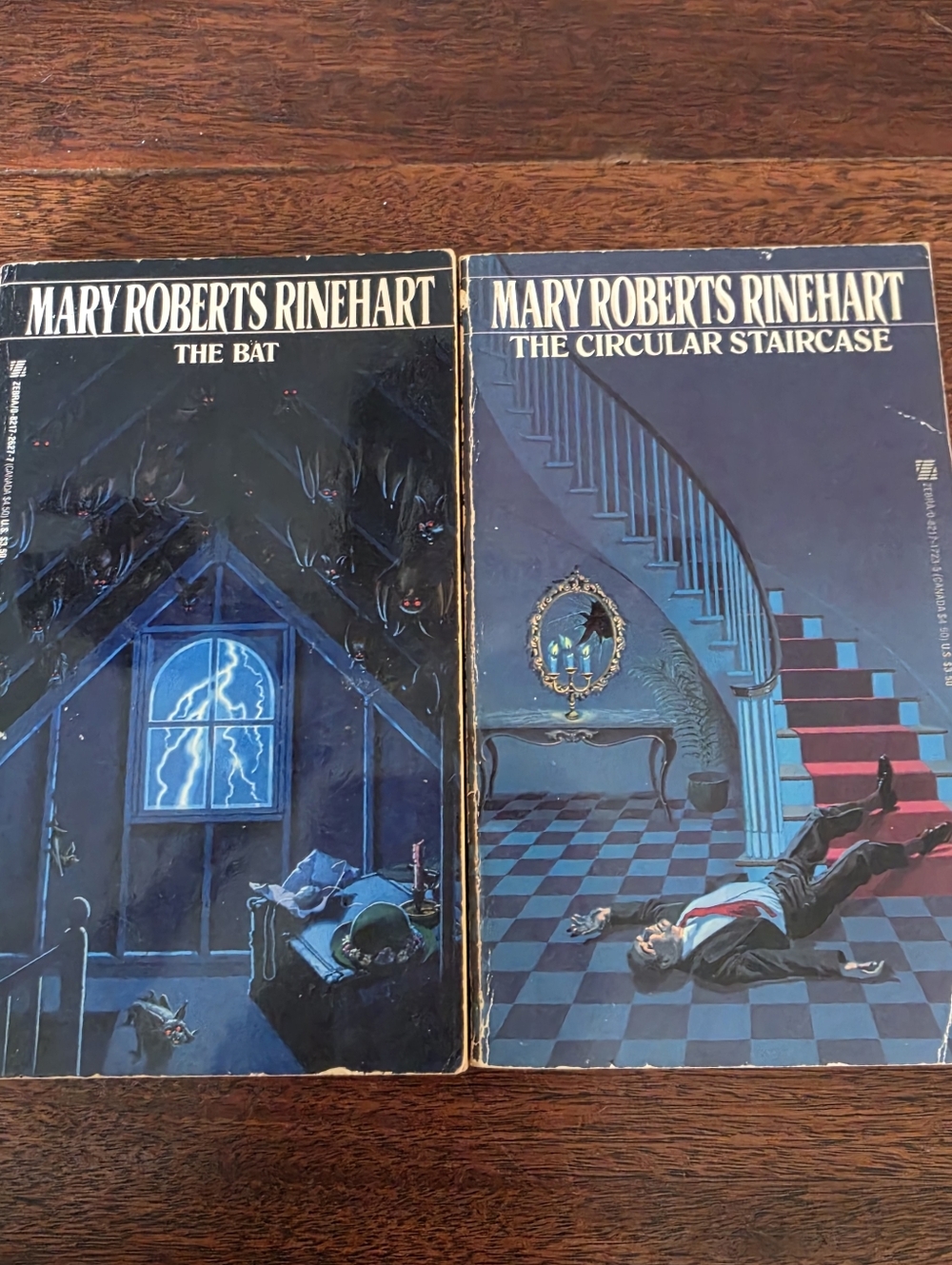 Lot of 2 Mary Roberts Rinehart Mass Market Paperback Books Zebra Publishing